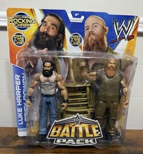 Luke Harper & Erick Rowan WWE Battle Pack Series 28 Mattel Wyatt Family MINT