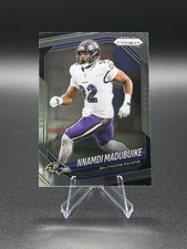 2025 Panini PRIZM Nnamdi Madubuike #22 Baltimore Ravens