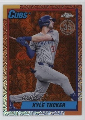 2025 Topps Series 2 Orange Refractor 10/25 Kyle Tucker #T90C-120 1th2