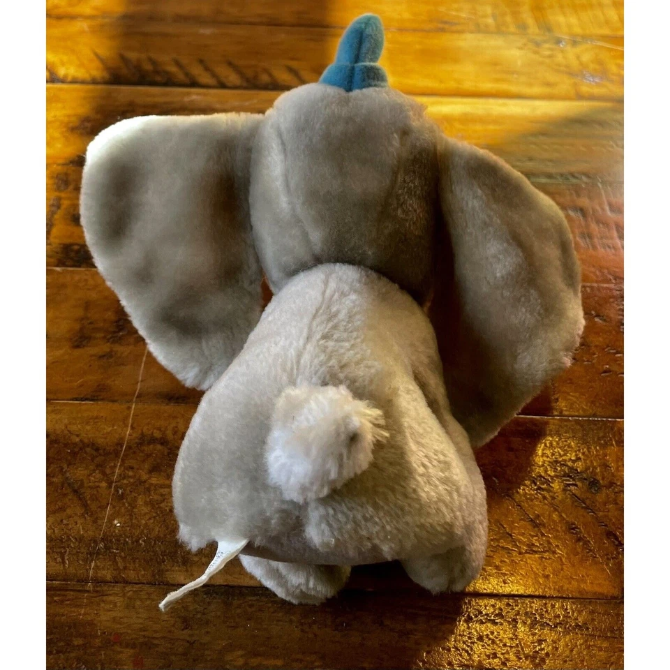 Vtg Walt Disney Productions Dumbo Plush Stuffed Animal Toy W.D.P - Image 3 of 4