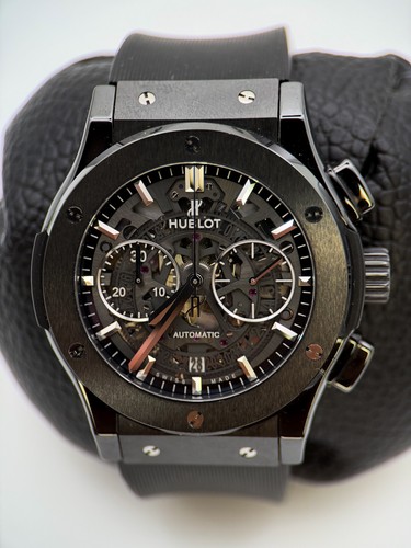 Hublot Classic Fusion Aero Fusion Black Magic Ceramic Watch - 525.CM.0170.RX