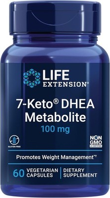Life Extension 7-Keto  DHEA Metabolite 100 mg 60 Capsules