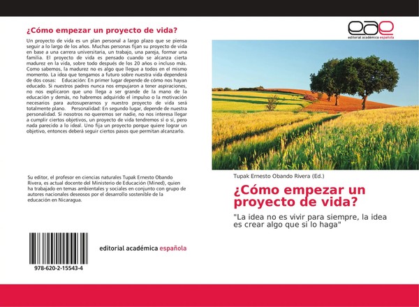 Tupak Ernesto Obando Rivera | ¿CóMo Empezar Un Proyecto De Vida? | Taschenbuch-image