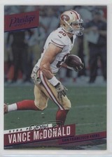 2017 Panini Prestige Xtra Points Blue Vance McDonald #144 tl3