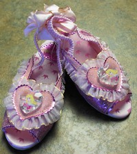 New Disney Store AURORA Heart Jewel Costume Shoes 7/8