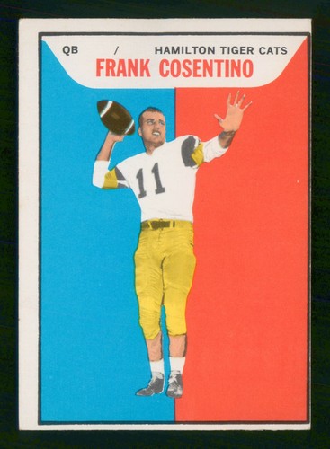 FRANK COSENTINO 1965 TOPPS CFL 65 NO 48 EX+ 66098