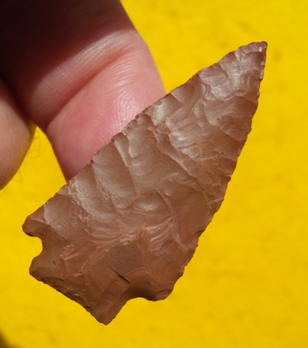 1-3/4" JASPER SNAKE RIVER IDAHO ARROWHEAD Projectile Point AUTHENTIC ARROWHEAD - 第 6/24 張圖片