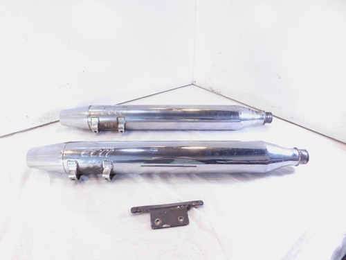 Harley Road King & Electra Glide Supertrapp Super Trapp Exhaust Pipe Mufflers - Picture 6 of 20