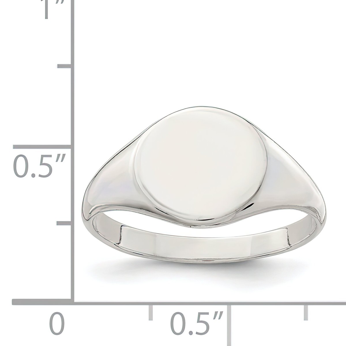 Sterling Silver Signet Ring Sz 7 | eBay