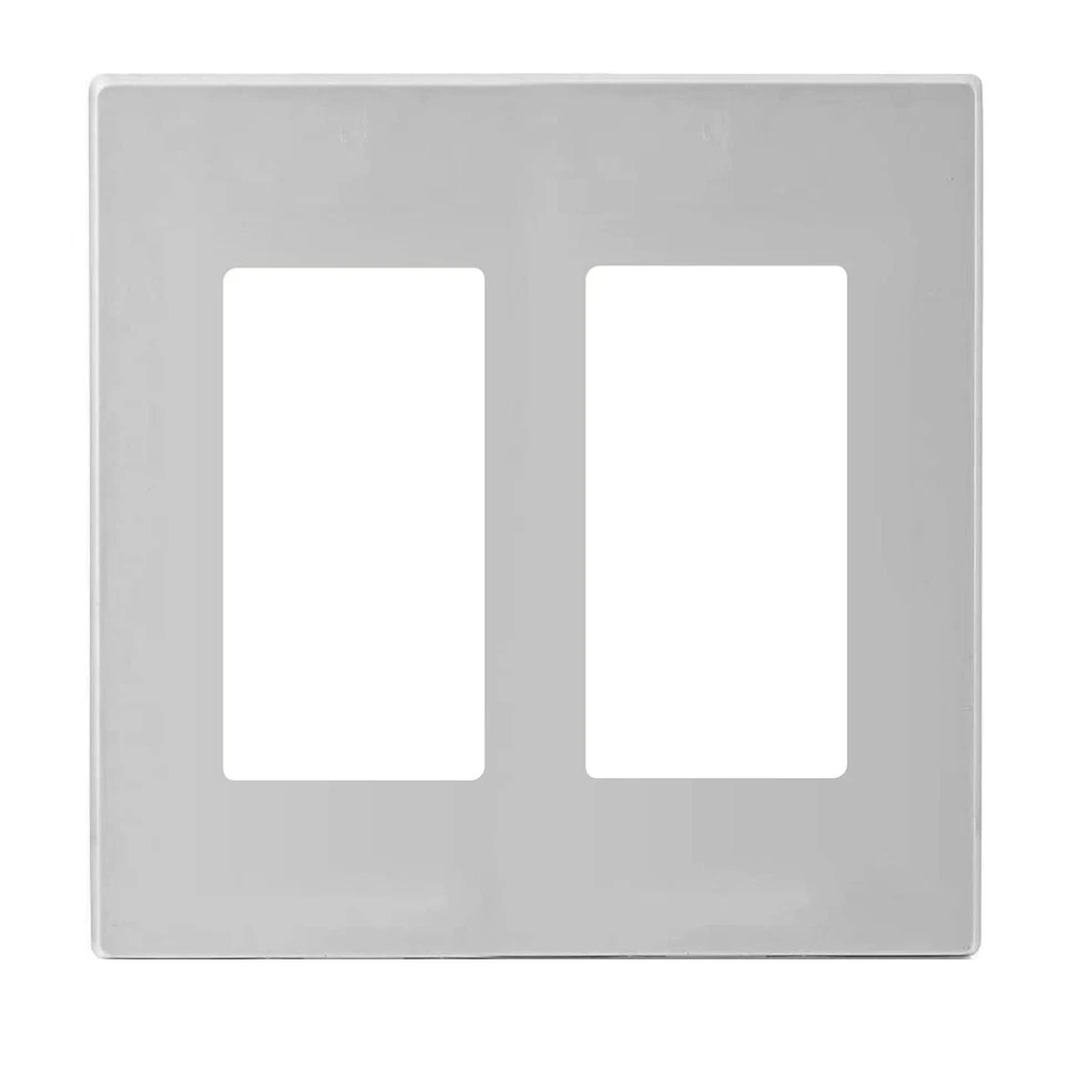 Unbreakable 无螺丝墙板 Decora 插座开关盖 1-2 Gang 颜色 UL — 第 2/4 张图片