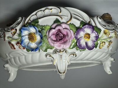ANTIQUE Von Schierholz CENTERPIECE German Porcelain Cherub Bowl | eBay