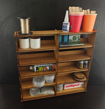 Hobby wargame organiser, work area tidy workstation model making paint table top