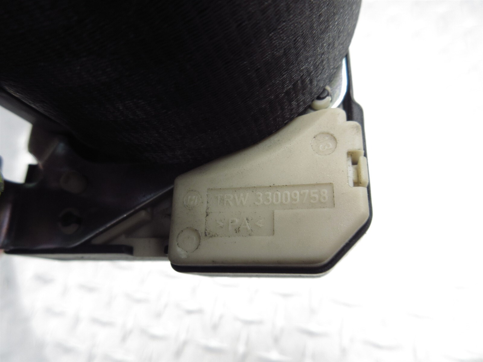 2008 Ferrari F430 Spider 68867800 LH Left Driver Side Seat Belt FOR PARTS ONLY
