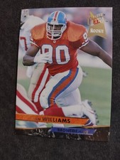 1993 Fleer Ultra Dan Williams #122 Rookie RC Denver Broncos Football Card. rookie card picture