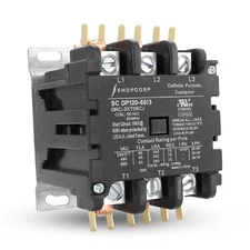 AC Contactor 60 Amp 75 RES 3 Pole 120V Coil – Definite Purpose UL Listed