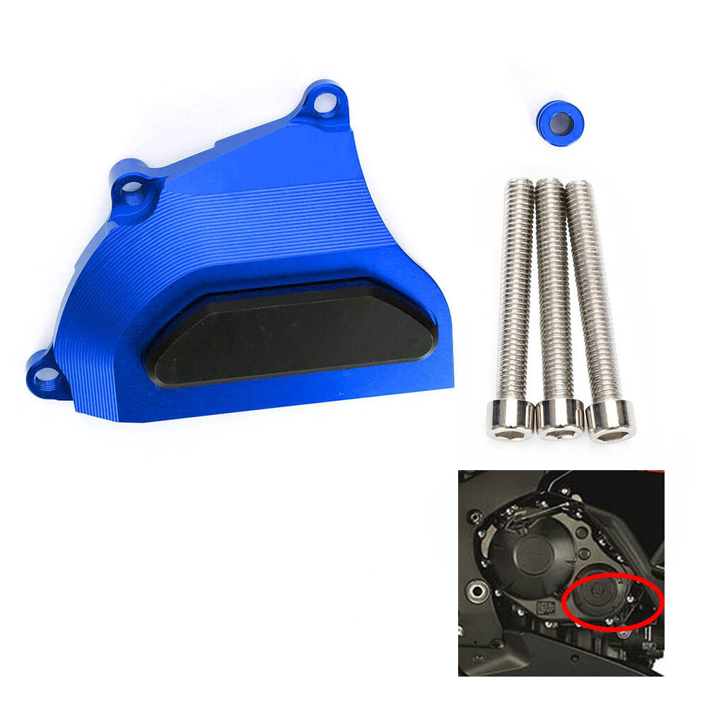 Motorcycle Engine Case Guard Cover Guard Slider Blue For Honda Cbr1000Rr 08-17