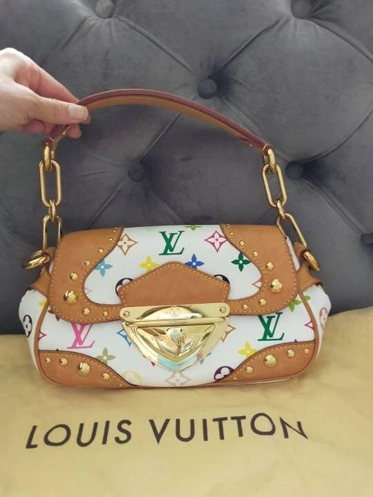 Louis Vuitton Black Multicolor Monogram Canvas Marilyn Bag