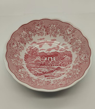 Joli Saladier Faïence Italienne Collection English Landscape Motif Campagne