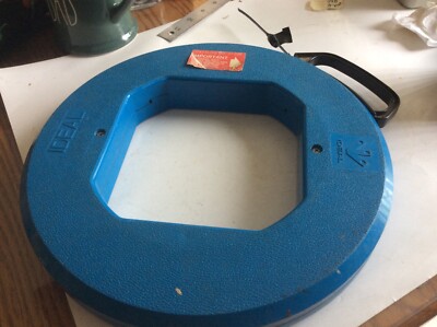 Ideal Tape-Pak Plastic Reel & Winder, Steel 100' x 1/8'' Cat No 31-024 Used
