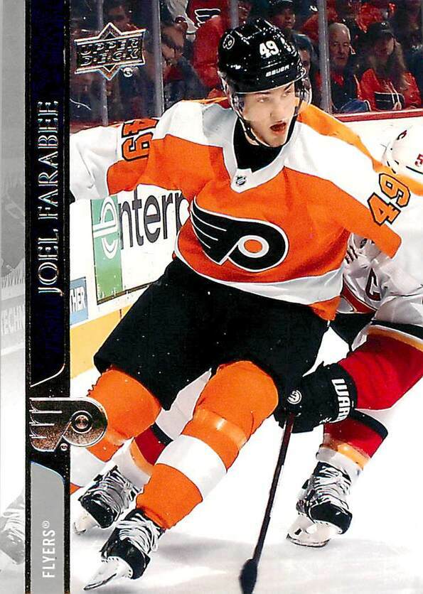 UPPER DECK NHLカード STATURE JOEL FARABEE FLYERS 06/15 #114 送料無料 中古 IT1 Joel Farabee 384 2020-21 Upper Deck Series 2 Philadelphia Flyers