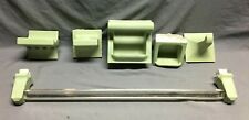 Antique Green Towel Bar Hook Soap Toothbrush Cup Holders Mount in Wall 1554-21B