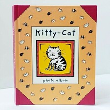 Vtg Photo Album Cat Brag Book Hardback Proud Parent Kitten Keepsake Scrapbook
