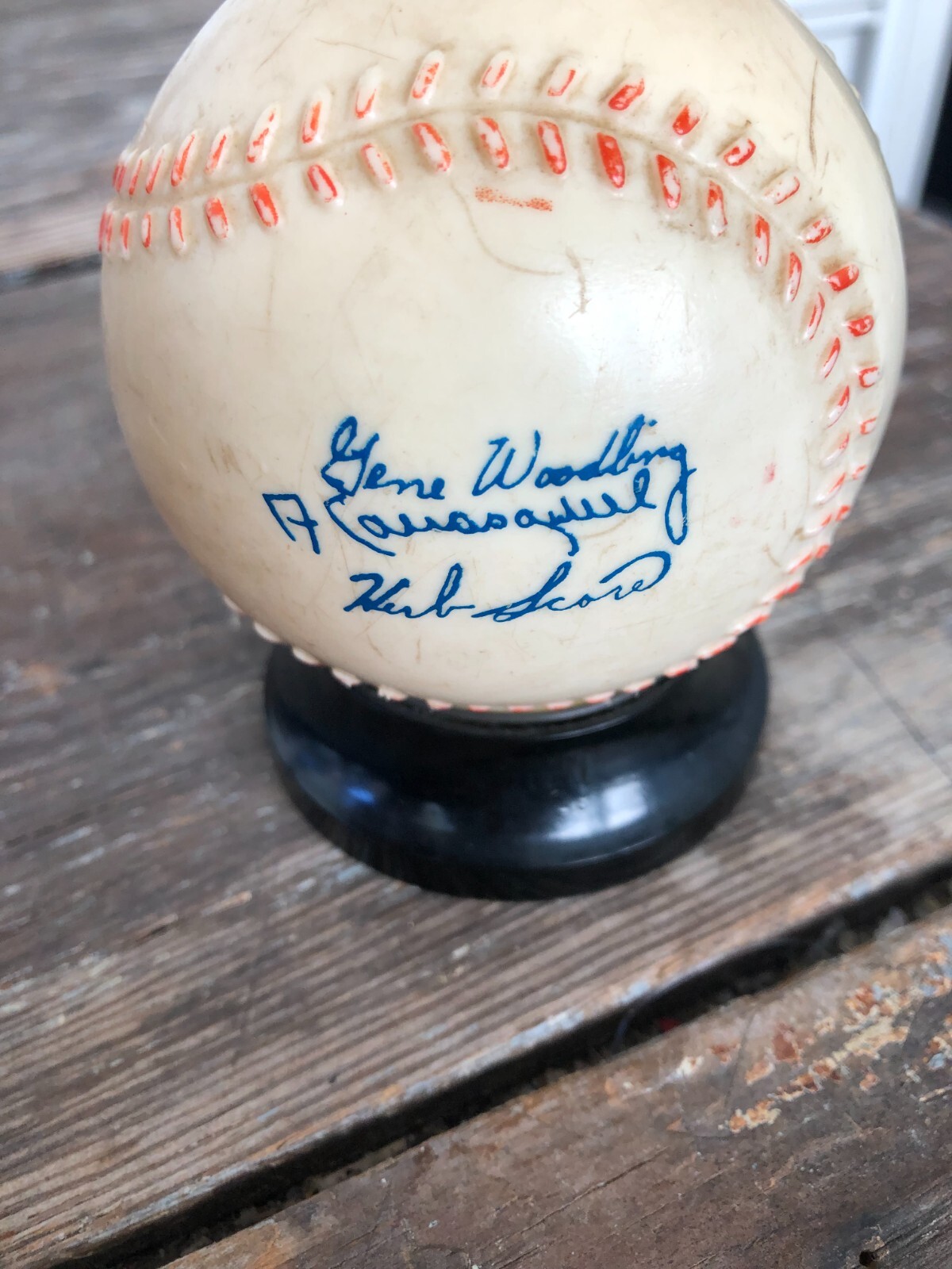 Vintage 1957 Cleveland Indians Baseball Coin Bank Team Facsimile Signature Akron eBay