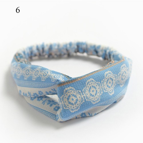Womens Ladies Stretchy Twisted Knoted Head Wrap Boho Headband Turban Hair Ban Ÿ - Picture 10 of 83