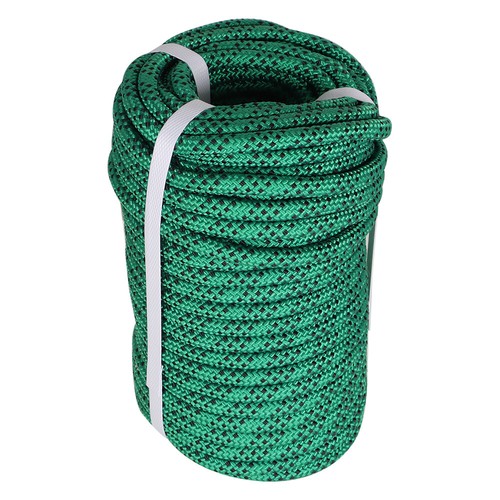 NEW 3/8 "x 100' Polyester/Nylon Camping Line, Braided Arborist Rigging Rope - Picture 7 of 17