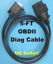 5-FT BluePoint MicroScan Scanner EESC717 OBDII OBD2 Cable Replaces EAX0069L00A