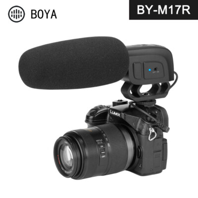 BOYA BY-M17R On-camera Shotgun Microphone Super-cardioid Condenser Mic
