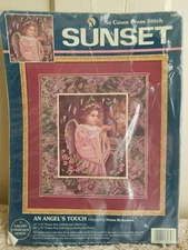 Sunset No Count Cross Stitch Kit #13930 An Angels Touch 1995 Sealed