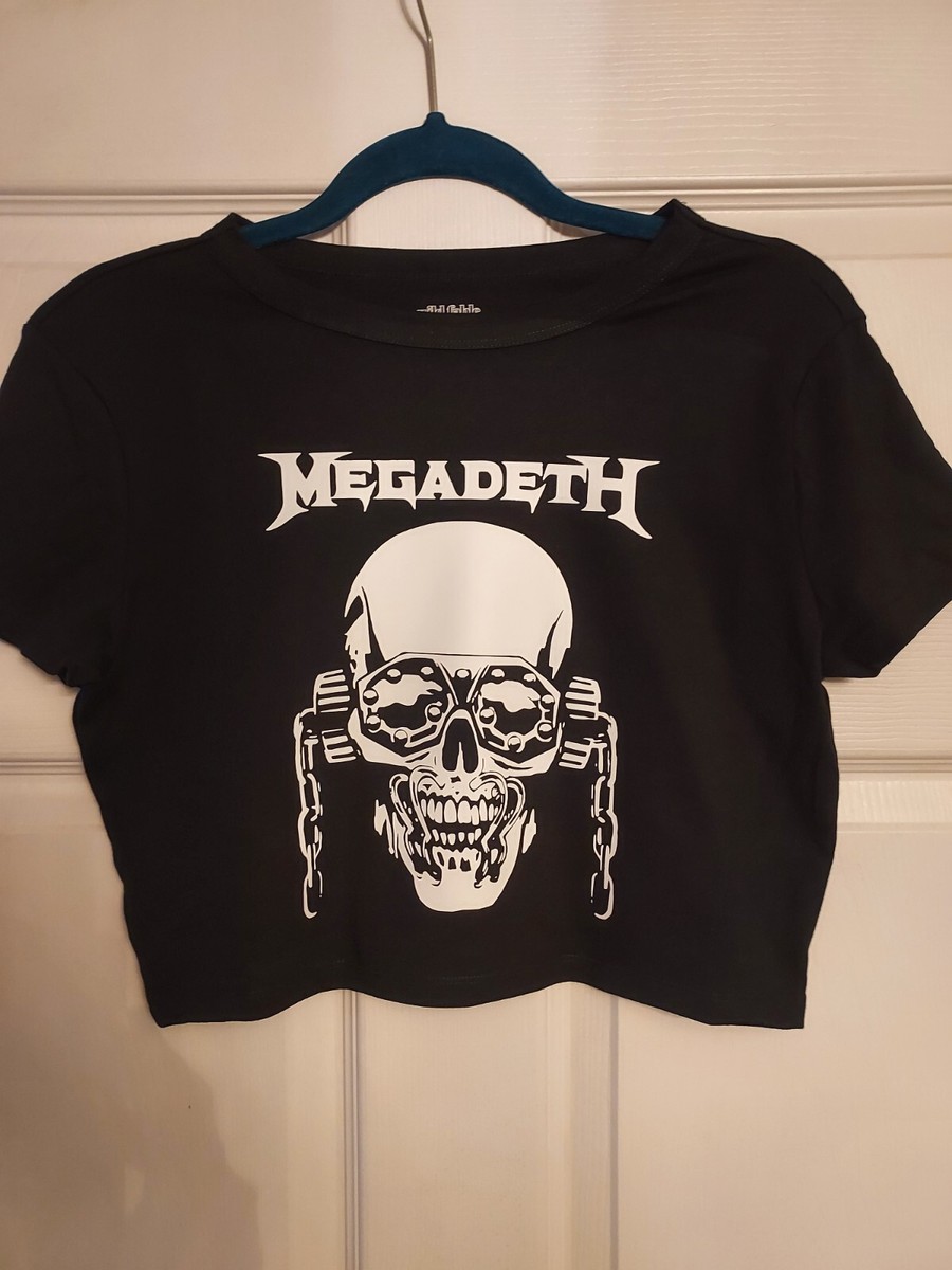 Megadeth crop top MEGADETH Baby Tee Megadeth shirt any size