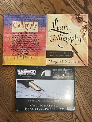 Learn Calligraphy /Rhythm Of Writing & Practice Paper Pad Bundle Teaching
