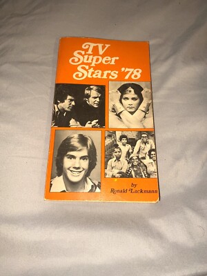 Tv Superstars 78 Vintage Book By Ronald Lackmann