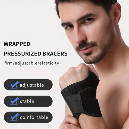 NHS Hand Wrist Brace Support Adjustable Carpal Tunnel Splint Arthritis Strap - Picture 2 of 21