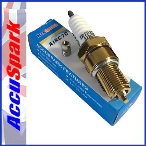 MGB Iridium performance AccuSpark spark plugs substitutute for N7YC BP7ES x4 - Picture 5 of 9
