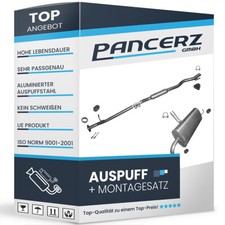 Auspuff für Nissan Qashqai / Qashqai +2 I 2.0 auch 4x4 ab 2008