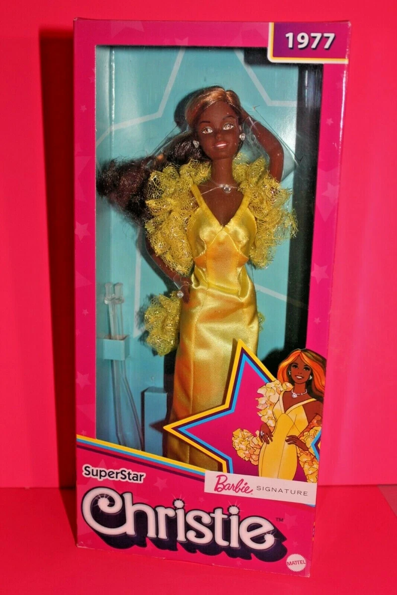 Superstar Barbie Christie 1977 Repro NRFB Barbie Signature eBay