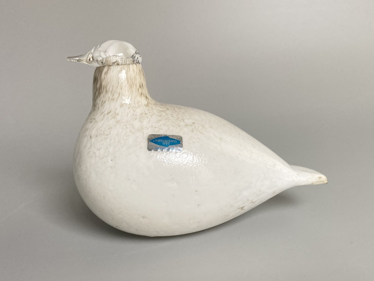 工芸品  birds oiva toikka wood grouse iittala Toikka Female Wood Grouse - Toikka Bird Guide