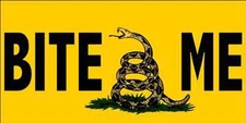 Bite Me Gadsden Sticker