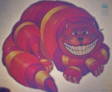 SMILING CAT VINTAGE 1970's HAPPY KITTY IRON ON TRANSFER -NICE, B-4