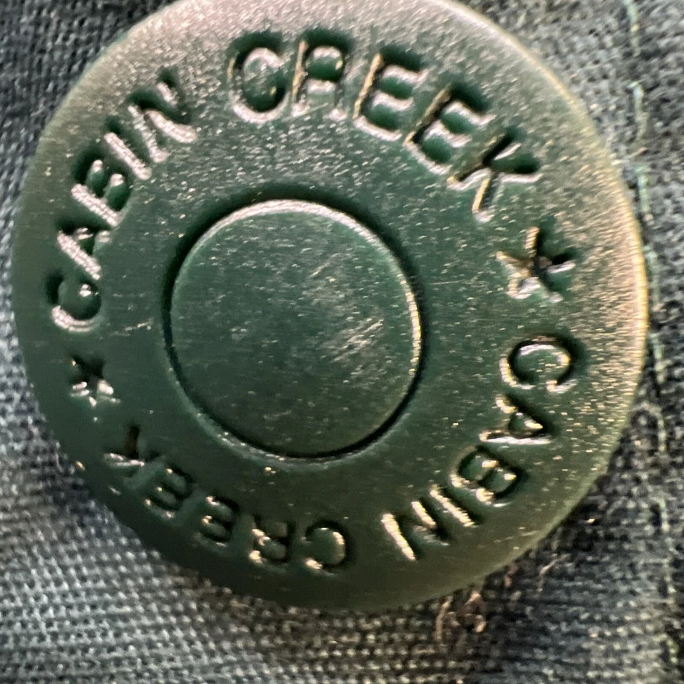 Jaqueta Casaco Cabin Creek Parka Feminina Pequena Chico Verde com Zíper Forrado - Imagem 3 de 4