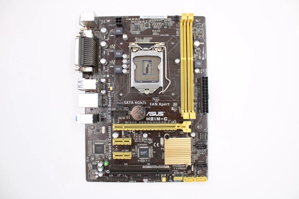 Asus H81M-C Desktop Motherboard MicroATX Intel LGA1150 DDR3 No IO Shield