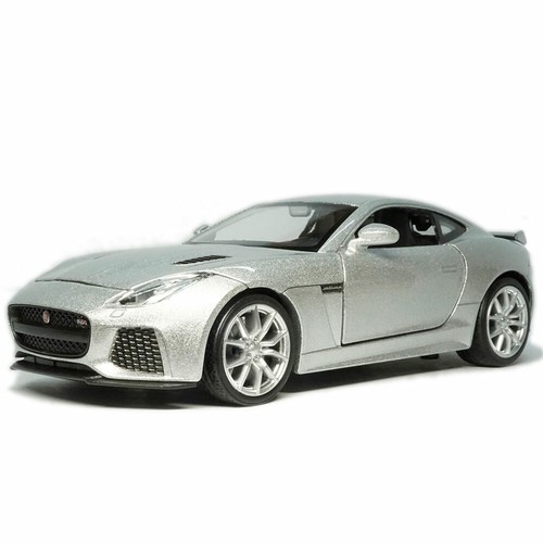 Jaguar F-Type 1:32 Scale Model Car Diecast Toy Vehicle Collection Gift Silver - Picture 11 of 12