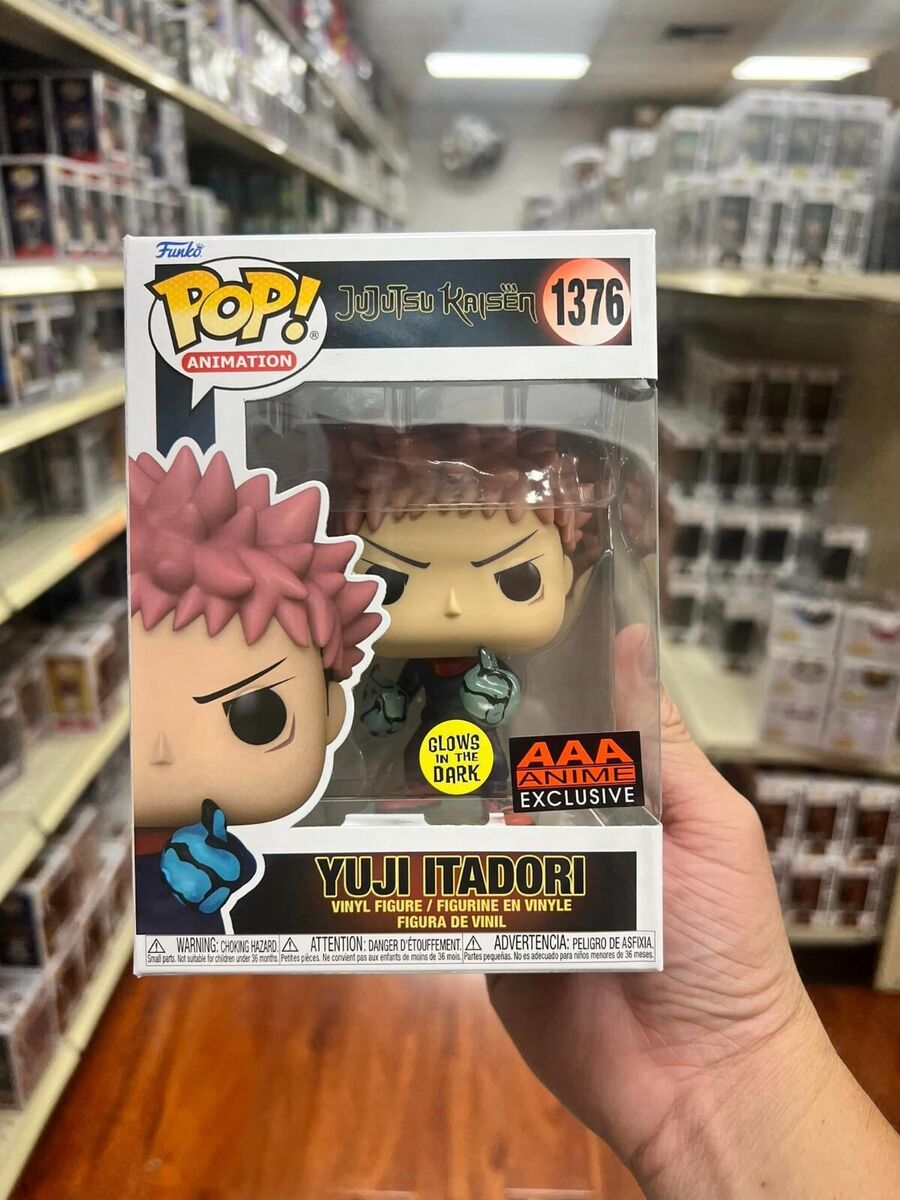 Funko Pop Animation Jujutsu Kaisen - Yuji Itadori GITD (AAA Exclusive) –  Badger Collectibles