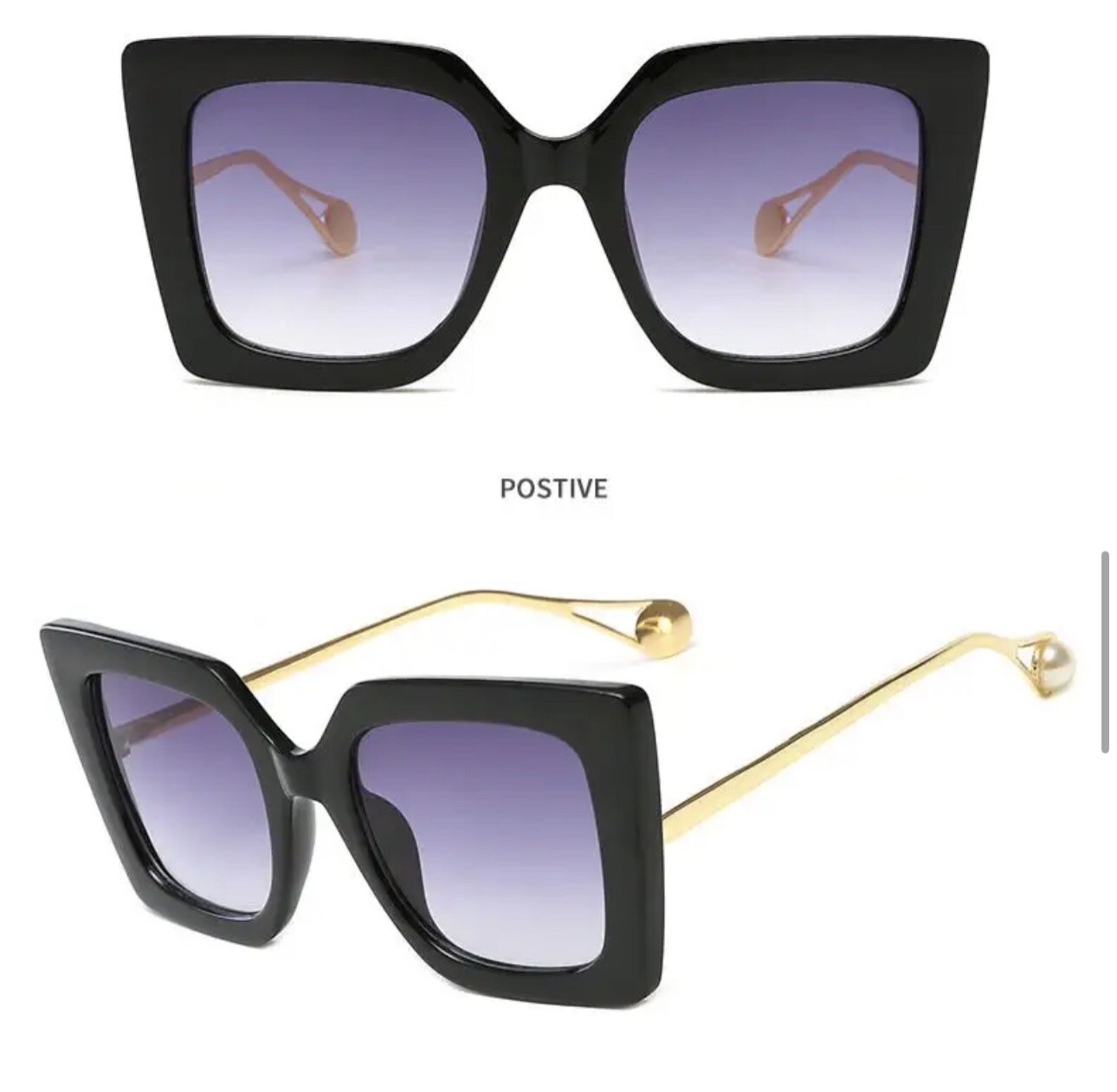 Sunglasses for women black round uv400 new