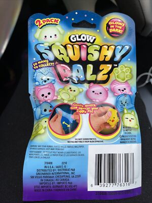 New Glow Squishy Palz Jiggle Pets (2 Pets) By Ja~ Ru Inc So