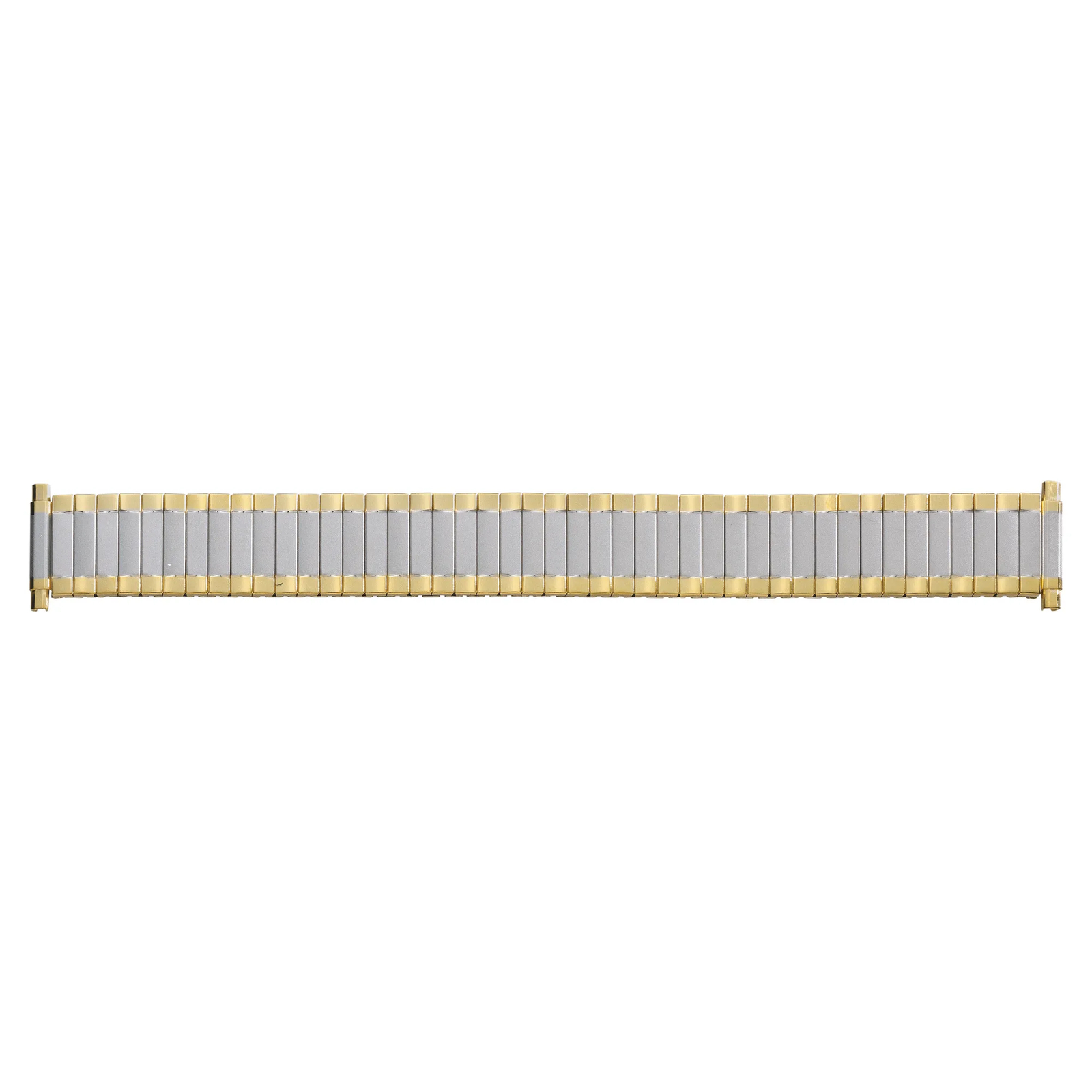 Watch Strap Flex Metal Silver/Gold by Eulit - 16-20 mm - Replacement Band