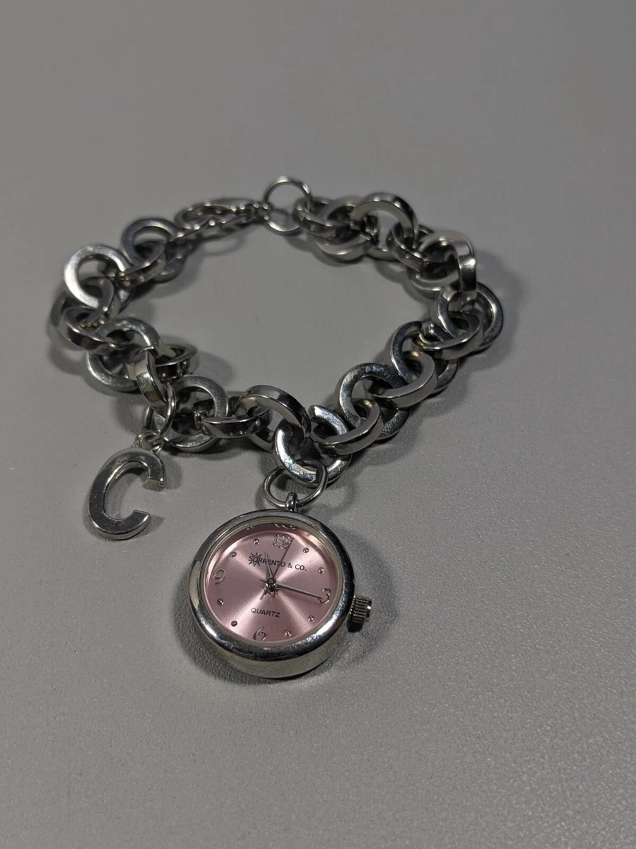 Charm bracelet watch sale
